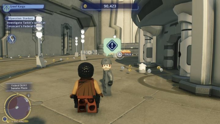 When you reach the federal district, take a taxi and go to the senate building - LEGO Skywalker Saga: Operation Stardust - walkthrough - LEGO Skywalker Saga: Yavin 4 - The Great Temple - LEGO Skywalker Saga Guide