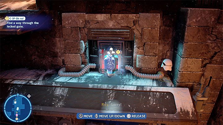 To continue, switch to Rey - LEGO Skywalker Saga: C-3P-Oh No! - walkthrough - LEGO Skywalker Saga: Episode 9 - The Rise of Skywalker - LEGO Skywalker Saga Guide