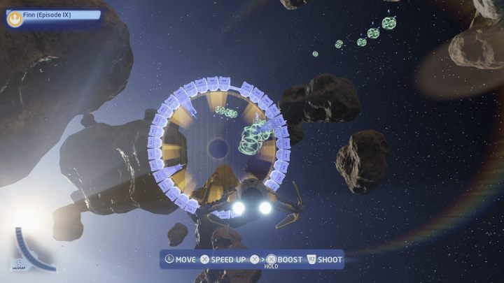 The trial requires you to pass all 16 gates in the shortest time possible - LEGO Skywalker Saga: Pasaana - trials, walkthrough - LEGO Skywalker Saga: Trials - LEGO Skywalker Saga Guide