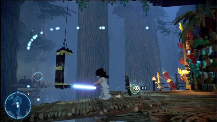 The brick is in a tree in the northern part of the region - LEGO Skywalker Saga: Ewok Village - list of all puzzles - LEGO Skywalker Saga: Endor - LEGO Skywalker Saga Guide