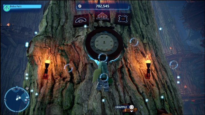 The last collectible in this tree is on the left - LEGO Skywalker Saga: Ewok Village - list of all puzzles - LEGO Skywalker Saga: Endor - LEGO Skywalker Saga Guide