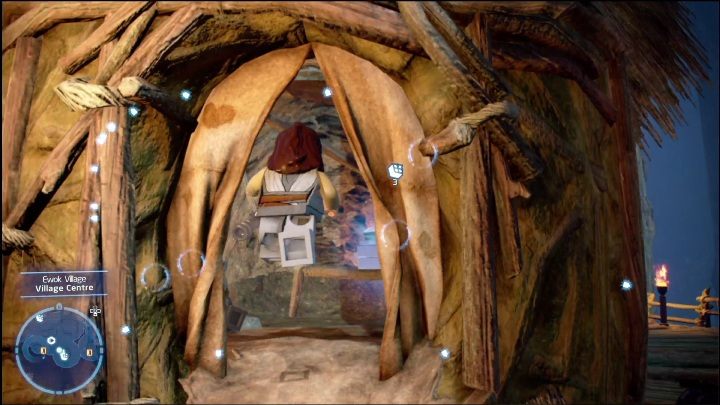 In the southern part of the location you will find a hole in the tree - LEGO Skywalker Saga: Ewok Village - list of all puzzles - LEGO Skywalker Saga: Endor - LEGO Skywalker Saga Guide