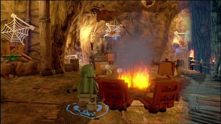 You will receive this collectible for destroying 8 cobwebs in one of the houses in the tree - LEGO Skywalker Saga: Ewok Village - list of all puzzles - LEGO Skywalker Saga: Endor - LEGO Skywalker Saga Guide
