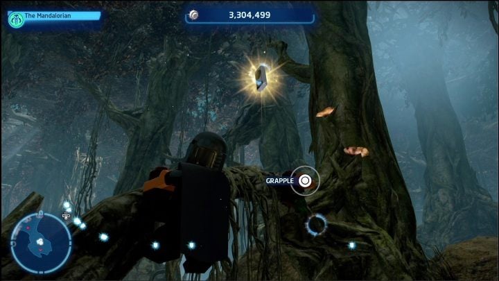 To get to this collectible, you need a character with a hook - LEGO Skywalker Saga: Datacards - list - LEGO Skywalker Saga: Other Finds - LEGO Skywalker Saga Guide