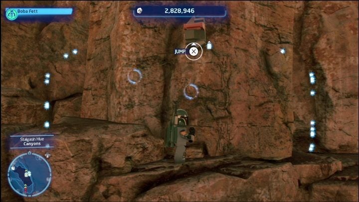 You will get to this datacard by using a character from the Bounty Hunter class - LEGO Skywalker Saga: Datacards - list - LEGO Skywalker Saga: Other Finds - LEGO Skywalker Saga Guide