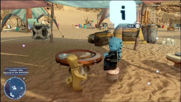 You will get this collectible for delivering 3 products to the customers - LEGO Skywalker Saga: Forbidden Valley - list of all puzzles - LEGO Skywalker Saga: Pasaana - LEGO Skywalker Saga Guide