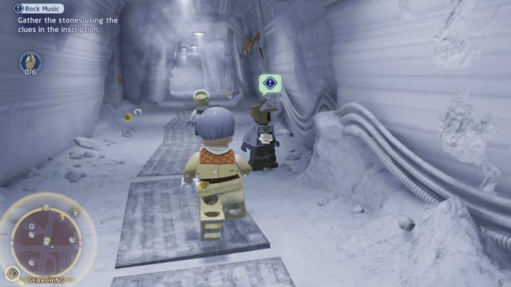 The 1st clue tells about Echo Base on the planet Hoth - LEGO Skywalker Saga: Rock Music - walkthrough - LEGO Skywalker Saga: Utapau - City of Pau - LEGO Skywalker Saga Guide