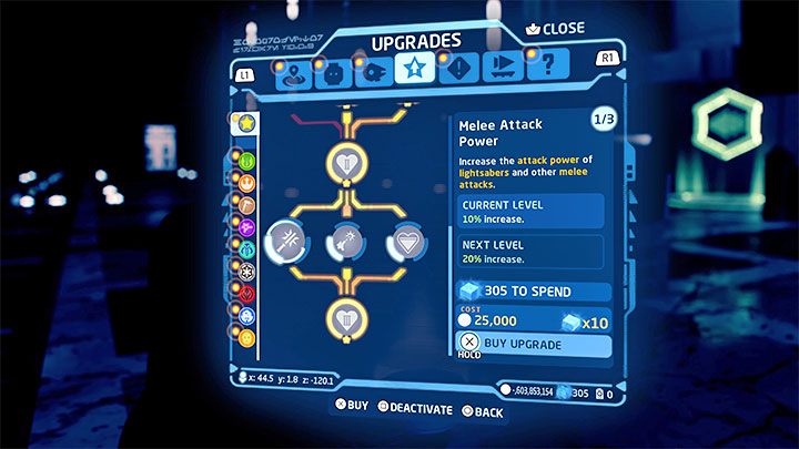 As you progress through the game, you can try to become stronger in combat by unlocking new skills - LEGO Skywalker Saga: Combat - weapons and tips - LEGO Skywalker Saga: Basics - LEGO Skywalker Saga Guide