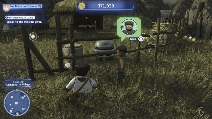 Talk to the quest giver and accept the task - LEGO Skywalker Saga: Untitled Orbak Game - walkthrough - LEGO Skywalker Saga: Kef Bir - Disaster site - LEGO Skywalker Saga Guide