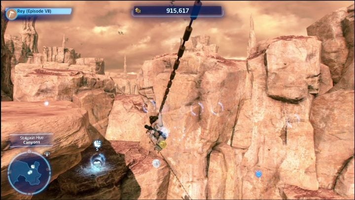 This brick is on a small rock platform - LEGO Skywalker Saga: Stalgasin Hive - list of all puzzles - LEGO Skywalker Saga: Geonosis - LEGO Skywalker Saga Guide