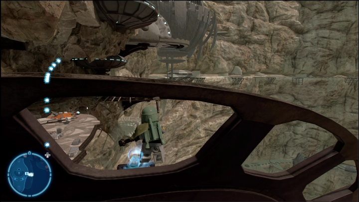 This brick is on a metal element in front of the building - LEGO Skywalker Saga: Pau City - list of all puzzles - LEGO Skywalker Saga: Utapau - LEGO Skywalker Saga Guide