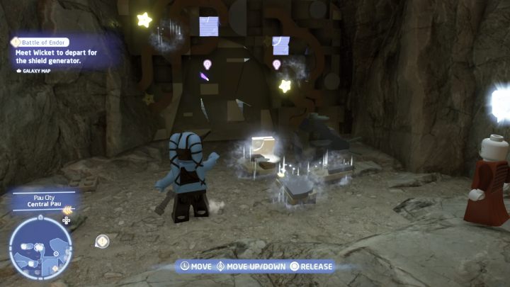 The puzzle will be unlocked after getting all the stones during the Rock Music side mission - LEGO Skywalker Saga: Pau City - list of all puzzles - LEGO Skywalker Saga: Utapau - LEGO Skywalker Saga Guide