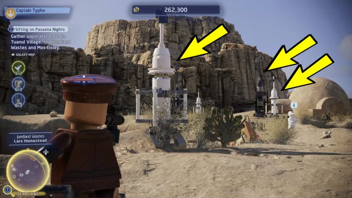 Finally, go to the Jundland Wastes on Tatooine and talk to the native - LEGO Skywalker Saga: Sifting on Pasaana Nights - walkthrough - LEGO Skywalker Saga: Pasaana - Forbidden Valley - LEGO Skywalker Saga Guide