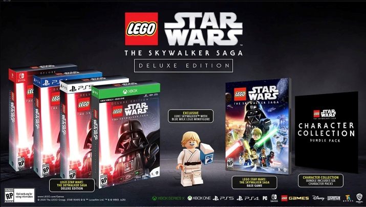 The Deluxe Edition includes - LEGO Skywalker Saga: Game editions - list and prices - LEGO Skywalker Saga: Appendix - LEGO Skywalker Saga Guide