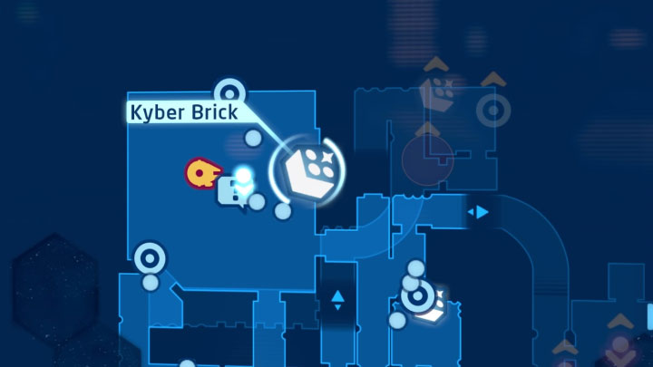 The brick is inside a locked box in the main hangar, where you start exploring Death Star I - LEGO Skywalker Saga: Death Star I (Death Star I) - unlocking and list of all puzzles - LEGO Skywalker Saga: Flagships - LEGO Skywalker Saga Guide