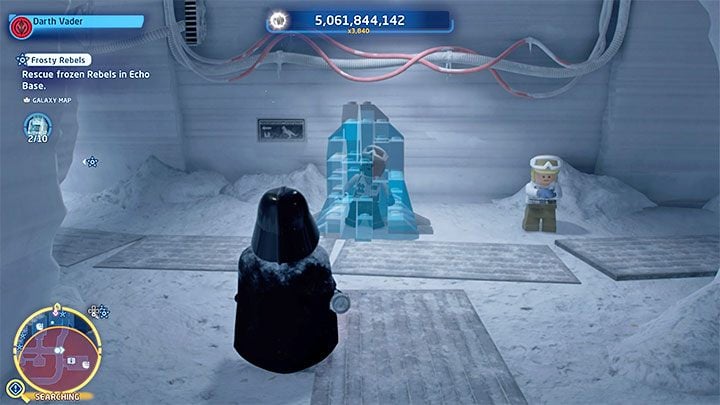 After reaching each frozen rebel (example in the picture), you have to free him - LEGO Skywalker Saga: Frosty Rebels - walkthrough - LEGO Skywalker Saga: Challenges - LEGO Skywalker Saga Guide