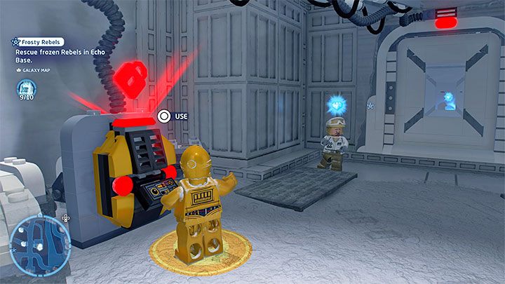 Reassemble C-3PO in the new room and use the new terminal - LEGO Skywalker Saga: Frosty Rebels - walkthrough - LEGO Skywalker Saga: Challenges - LEGO Skywalker Saga Guide