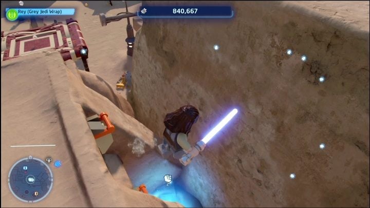 This brick can be found in the central part of the map, between two buildings - LEGO Skywalker Saga: Mos Espa - list of all puzzles - LEGO Skywalker Saga: Tatooine - LEGO Skywalker Saga Guide