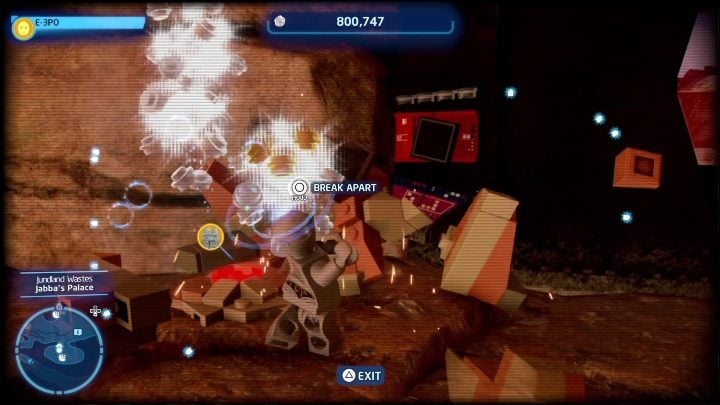 The brick is hidden in a cave that you can only get as a protocol droid - LEGO Skywalker Saga: Jundland Wastes - list of all puzzles - LEGO Skywalker Saga: Tatooine - LEGO Skywalker Saga Guide