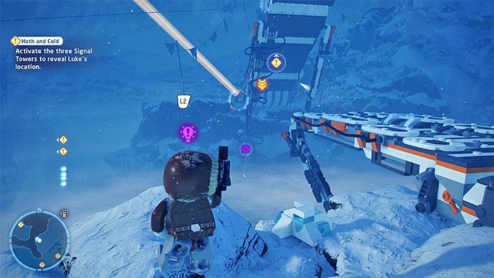 You have to still lower the second part of the bridge - LEGO Skywalker Saga: Hoth and Cold - walkthrough - LEGO Skywalker Saga: Episode 5 - The Empire Strikes Back - LEGO Skywalker Saga Guide