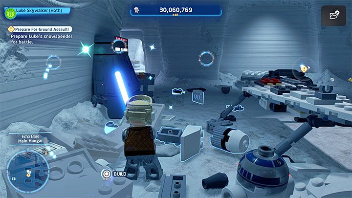 After you find Luke in the first story mission, you will resume the adventure at the Echo Base - LEGO Skywalker Saga: Assault on Echo Base - walkthrough - LEGO Skywalker Saga: Episode 5 - The Empire Strikes Back - LEGO Skywalker Saga Guide