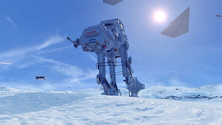 Flying around the AT-AT several times will tie the machine, and it will trip to the ground - LEGO Skywalker Saga: Assault on Echo Base - walkthrough - LEGO Skywalker Saga: Episode 5 - The Empire Strikes Back - LEGO Skywalker Saga Guide