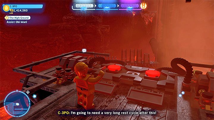 Continue chasing Anakin - LEGO Skywalker Saga: The High Ground - walkthrough - LEGO Skywalker Saga: Episode 3 - Revenge of the Sith - LEGO Skywalker Saga Guide