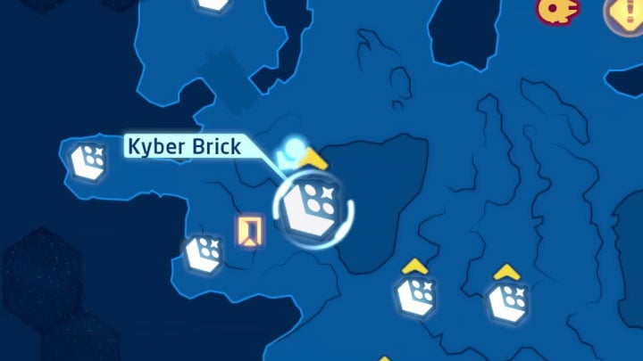 Collectible: Puzzle - Kyber Brick - LEGO Skywalker Saga: Dragonsnake Bog - list of all puzzles - LEGO Skywalker Saga: Dagobah - LEGO Skywalker Saga Guide