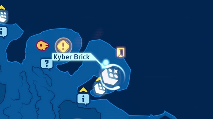 Collectible: Puzzle - Kyber Brick - LEGO Skywalker Saga: Dragonsnake Bog - list of all puzzles - LEGO Skywalker Saga: Dagobah - LEGO Skywalker Saga Guide