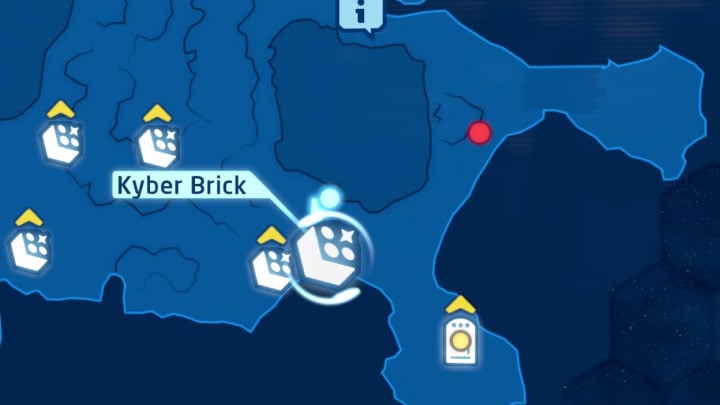 Collectible: Puzzle - Kyber Brick - LEGO Skywalker Saga: Dragonsnake Bog - list of all puzzles - LEGO Skywalker Saga: Dagobah - LEGO Skywalker Saga Guide