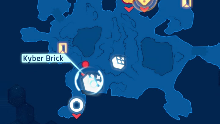 Collectible: Puzzle - Kyber Brick - LEGO Skywalker Saga: Dragonsnake Bog - list of all puzzles - LEGO Skywalker Saga: Dagobah - LEGO Skywalker Saga Guide