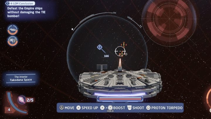 Your task will be to follow 4-LOM's ship - LEGO Skywalker Saga: 4-LOM Conclusion - walkthrough - LEGO Skywalker Saga: Takodana - Maz Castle - LEGO Skywalker Saga Guide