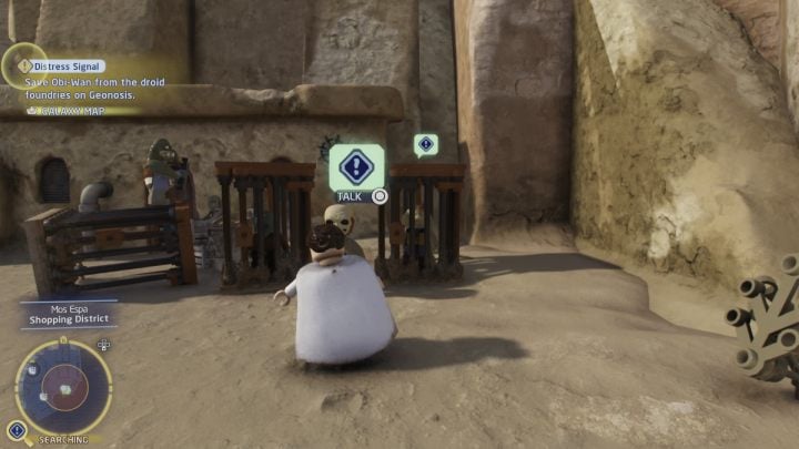 Take advantage of fast travel and go to Mos Espa on the planet Tatooine - LEGO Skywalker Saga: Gungans Gone - walkthrough - LEGO Skywalker Saga: Naboo - Lake Paonga - LEGO Skywalker Saga Guide