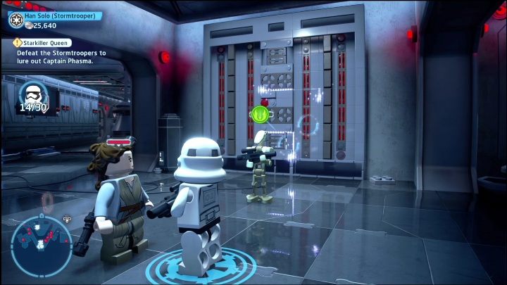 The next part is hidden behind the door - LEGO Skywalker Saga: The Force Awakens - list of collectibles and rewards - LEGO Skywalker Saga: Minikits - LEGO Skywalker Saga Guide