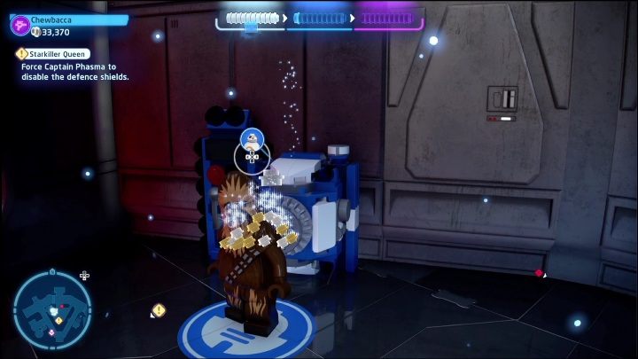 You can get the last collectible while escorting Captain Phasma - LEGO Skywalker Saga: The Force Awakens - list of collectibles and rewards - LEGO Skywalker Saga: Minikits - LEGO Skywalker Saga Guide