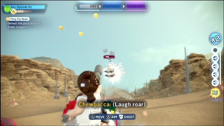 The next 4 parts are obtained in exactly the same way - LEGO Skywalker Saga: The Rise of Skywalker - list of collectibles and rewards - LEGO Skywalker Saga: Minikits - LEGO Skywalker Saga Guide