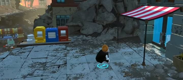 Minikit #3. - Minikit in level 12 (The Final Showdown) in LEGO The Incredibles - Location of all minikits - LEGO The Incredibles Game Guide