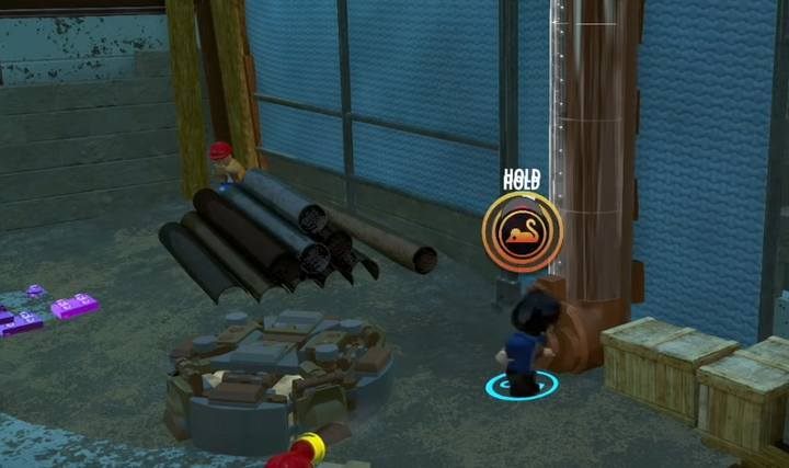 Minikit #6. - Minikit in level 12 (The Final Showdown) in LEGO The Incredibles - Location of all minikits - LEGO The Incredibles Game Guide