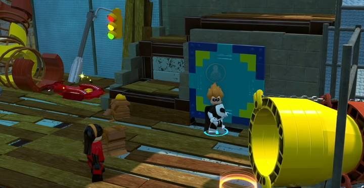 Minikit #7. - Minikit in level 12 (The Final Showdown) in LEGO The Incredibles - Location of all minikits - LEGO The Incredibles Game Guide