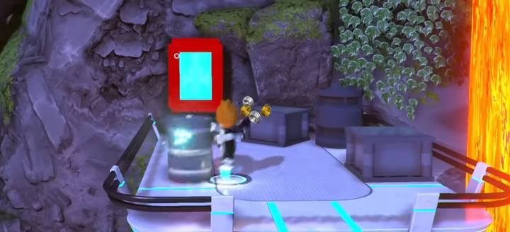 Minikit #3. - Minikit in level 10 (Return to Nomanisan Island) in LEGO The Incredibles - Location of all minikits - LEGO The Incredibles Game Guide