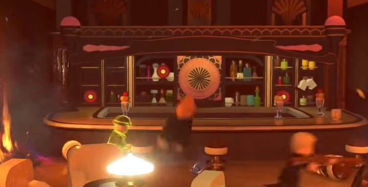 Minikit #6. - Minikit in level 8 (Vigilantes) in LEGO The Incredibles - Location of all minikits - LEGO The Incredibles Game Guide