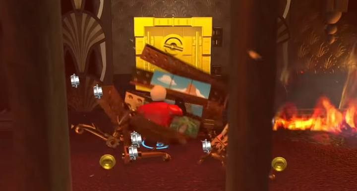 Minikit #9. - Minikit in level 8 (Vigilantes) in LEGO The Incredibles - Location of all minikits - LEGO The Incredibles Game Guide