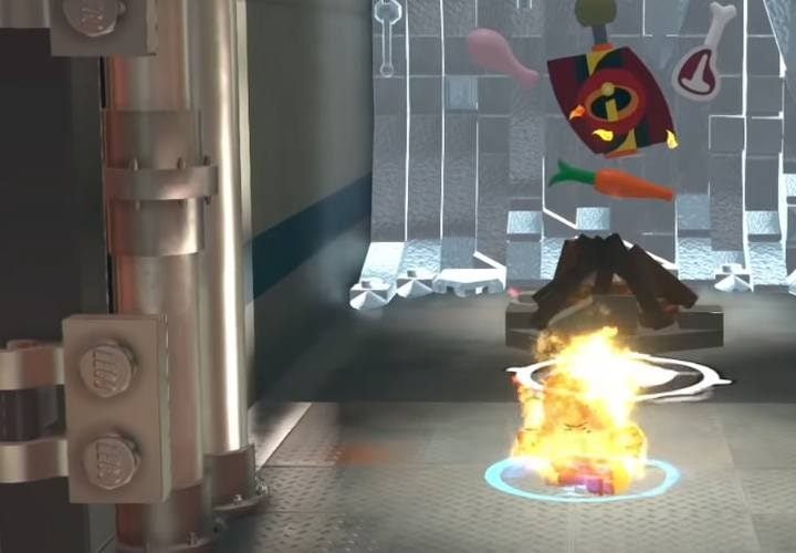 Minikits in level 6 (Screenslaver Showdown) in LEGO The Incredibles