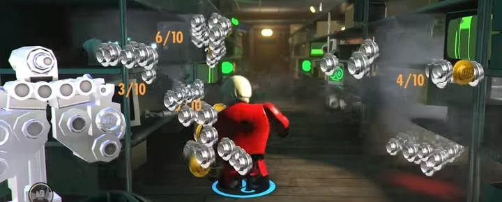 Minikit #1. - Minikits in level 4 (Elastigirl On The Case) in LEGO The Incredibles - Location of all minikits - LEGO The Incredibles Game Guide