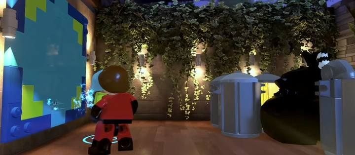 Minikit #1. - Minikits in level 3 (Revelations) in LEGO The Incredibles - Location of all minikits - LEGO The Incredibles Game Guide