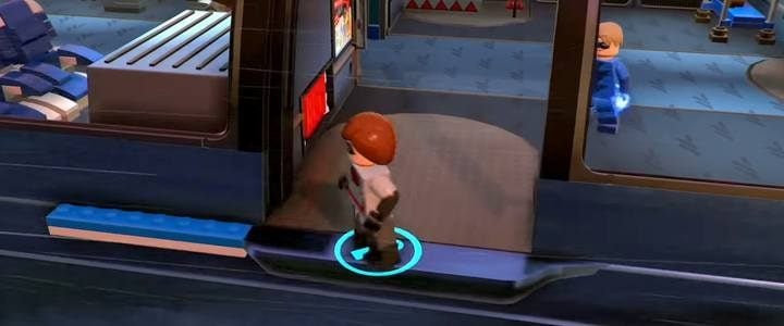 Minikit #6. - Minikits in level 2 (Hover Train Hijinx) in LEGO The Incredibles - Location of all minikits - LEGO The Incredibles Game Guide