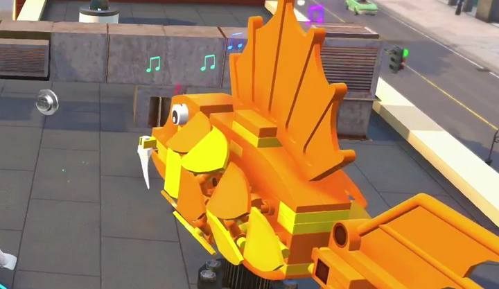 Build five orange fish. - Challenges in LEGO The Incredibles - Maps of challenges and golden bricks - LEGO The Incredibles Game Guide