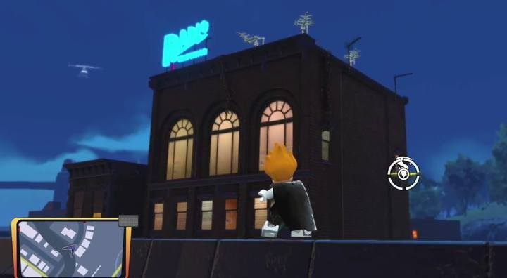 The last element can be a bit troublesome; its hanging high in the sky. - Challenges in LEGO The Incredibles - Maps of challenges and golden bricks - LEGO The Incredibles Game Guide