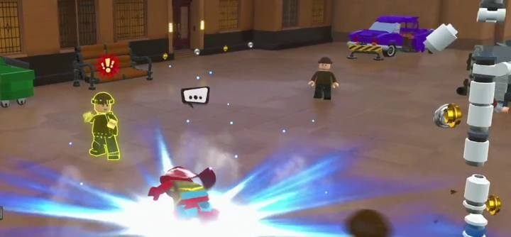 Defeat 10 groups of bandits in the city. - Challenges in LEGO The Incredibles - Maps of challenges and golden bricks - LEGO The Incredibles Game Guide