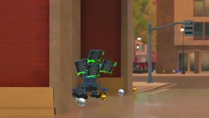 Screenslavers screen. - Challenges in LEGO The Incredibles - Maps of challenges and golden bricks - LEGO The Incredibles Game Guide